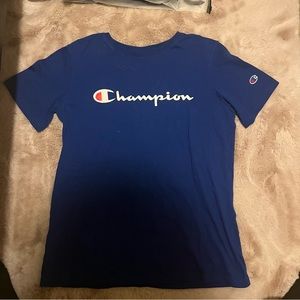 Blue champion shirt